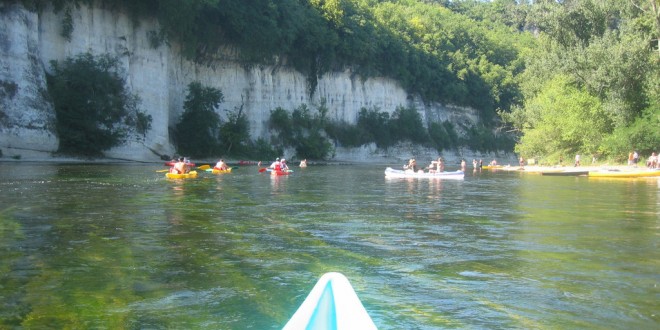 La balade en canoë