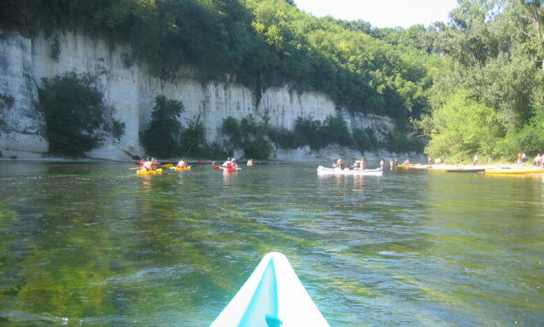 La balade en canoë