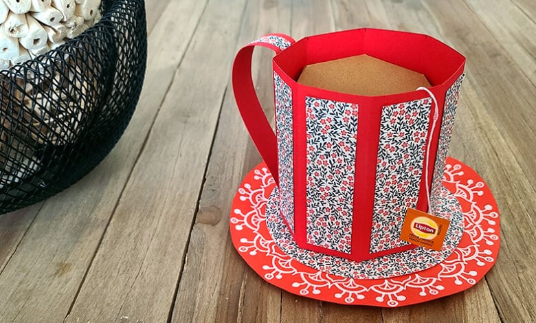 tuto Bricolage de Noël tasse de thé