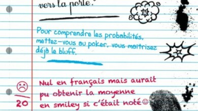 livret scolaire humour