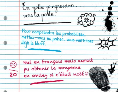 livret scolaire humour