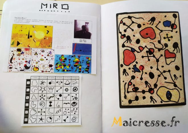 cahier miro art cycle 3