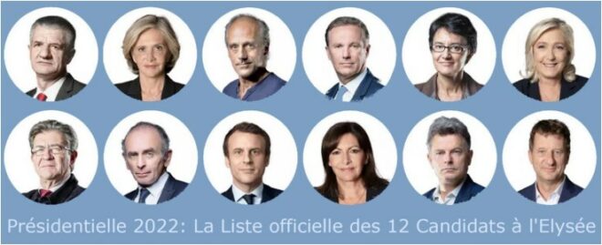 liste des candidats 2022