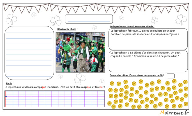 Travail CP Irlande