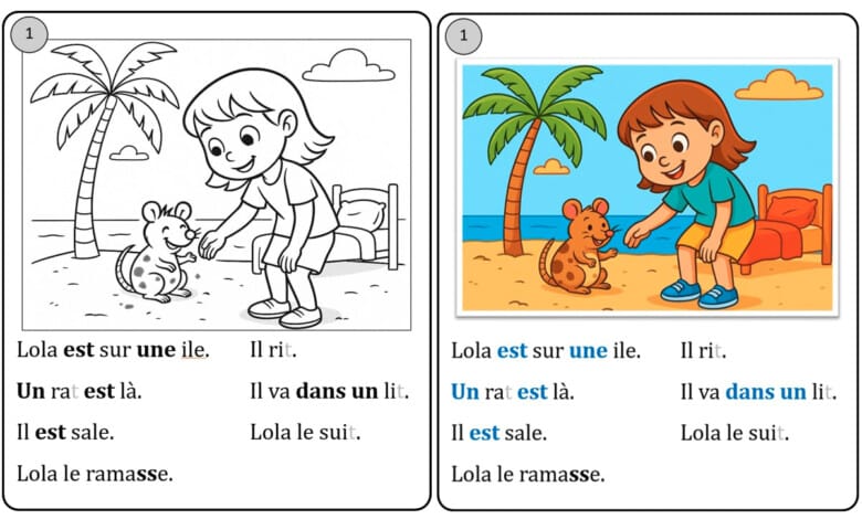 fiches de lectures cp alternative codeo sami julie