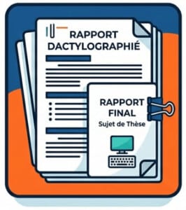 rapport dactylographié