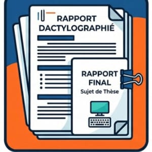 rapport dactylographié
